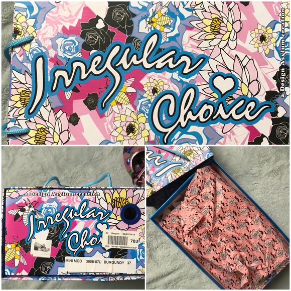 NWT Irregular Choice All Mixed Up Glitter Heels - Picture 7 of 8